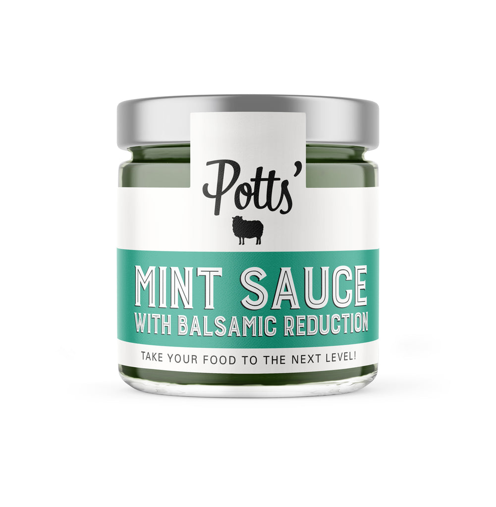 Potts Mint Sauce with a Balsamic Reduction 195g x 1